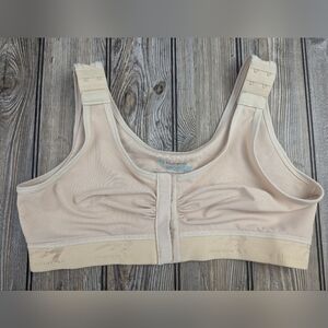 Marena Recovery Size 40AA/A Bra In Nude Fromt Hooks And Shoulder Hooks